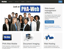 Tablet Screenshot of pha-web.com